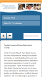 Mobile Screenshot of familypromisespbc.donordrive.com
