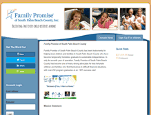 Tablet Screenshot of familypromisespbc.donordrive.com